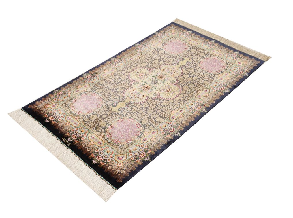 库姆丝绸 - 签名 - - 小地毯 - 128 cm - 78 cm #1.2