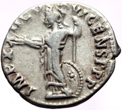 羅馬帝國. 圖密善 (AD 81-96). Denarius #1.2