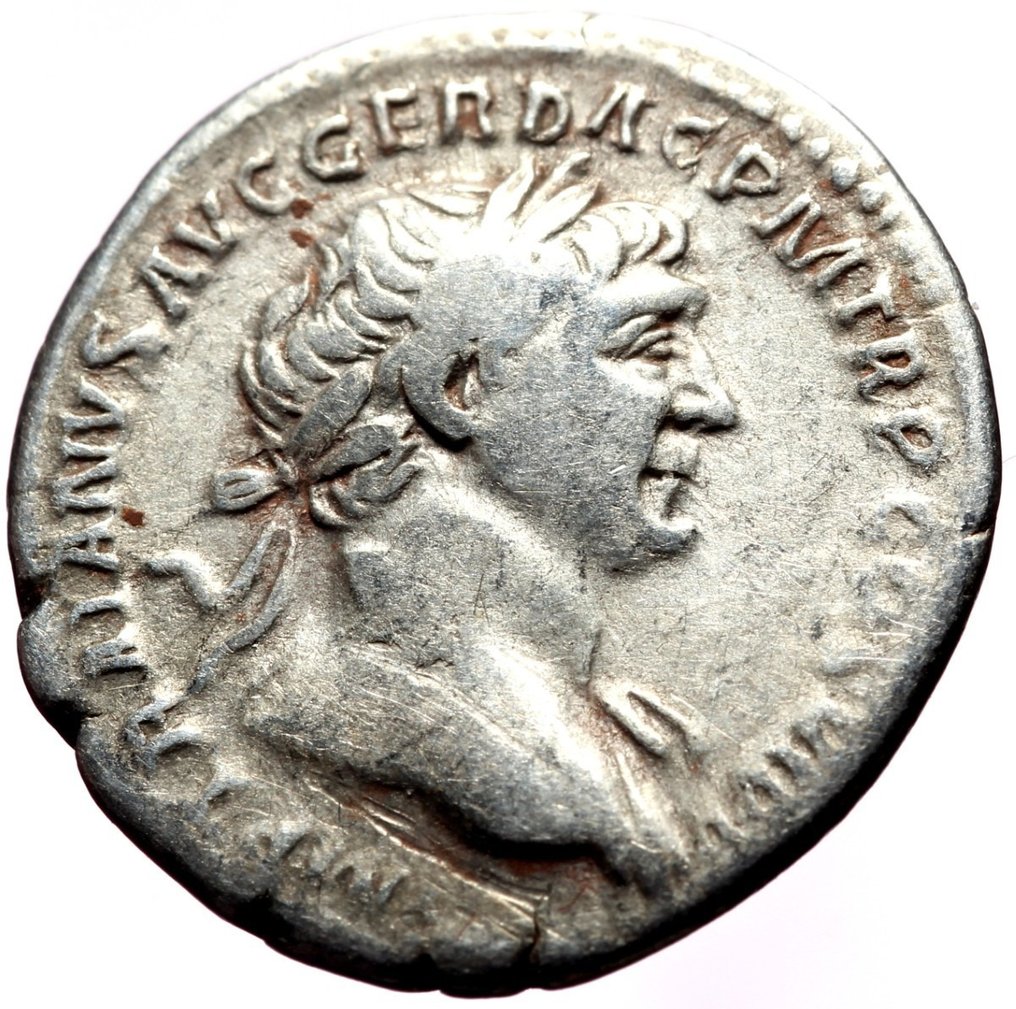 Roman Empire. Trajan (AD 98-117). Denarius DIVVS PATER TRAIAN! #1.2