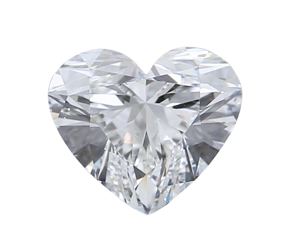 1 pcs Diamant  - 1.02 ct - Herz - VS2 #1.1