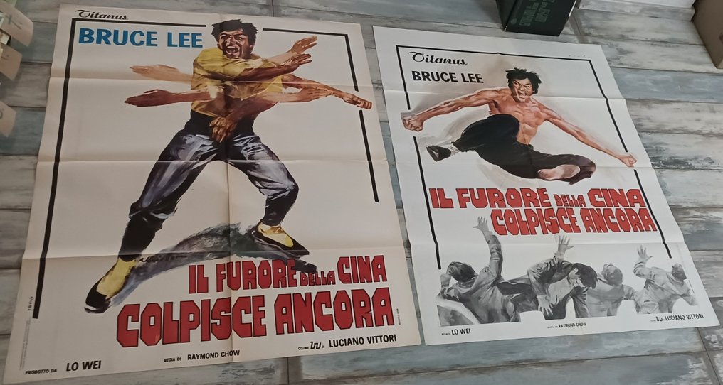 Bruce Lee The Big Boss Original Italian Panel 1971 different style #1.1