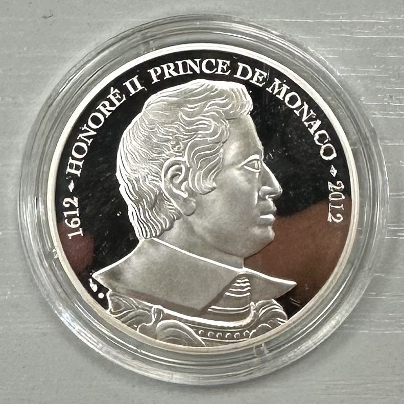 Mónaco. 10 Euro 2012 "Honoré II" Proof (Sem preço de reserva) #1.0