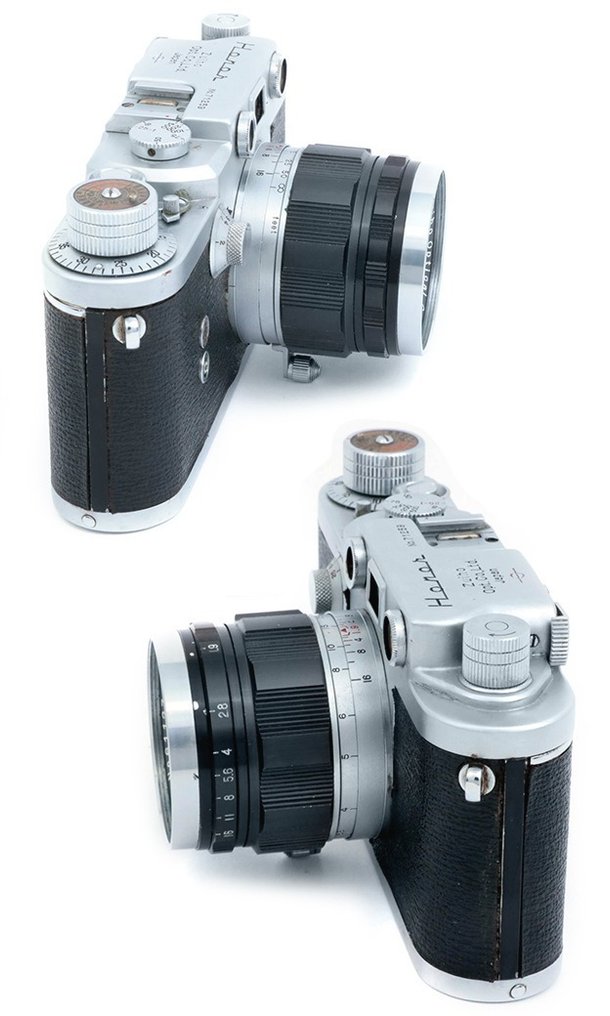 Zuiho Honor S1 rangefinder 39mm Leica copy w/ Zuiho 50mm f1,9 cap e leather case with strap Câmera telémetro #3.1