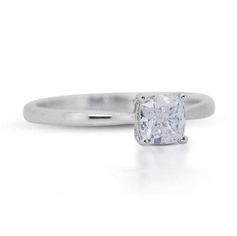 Ring Witgoud Diamant  (Natuurlijk) #1.2