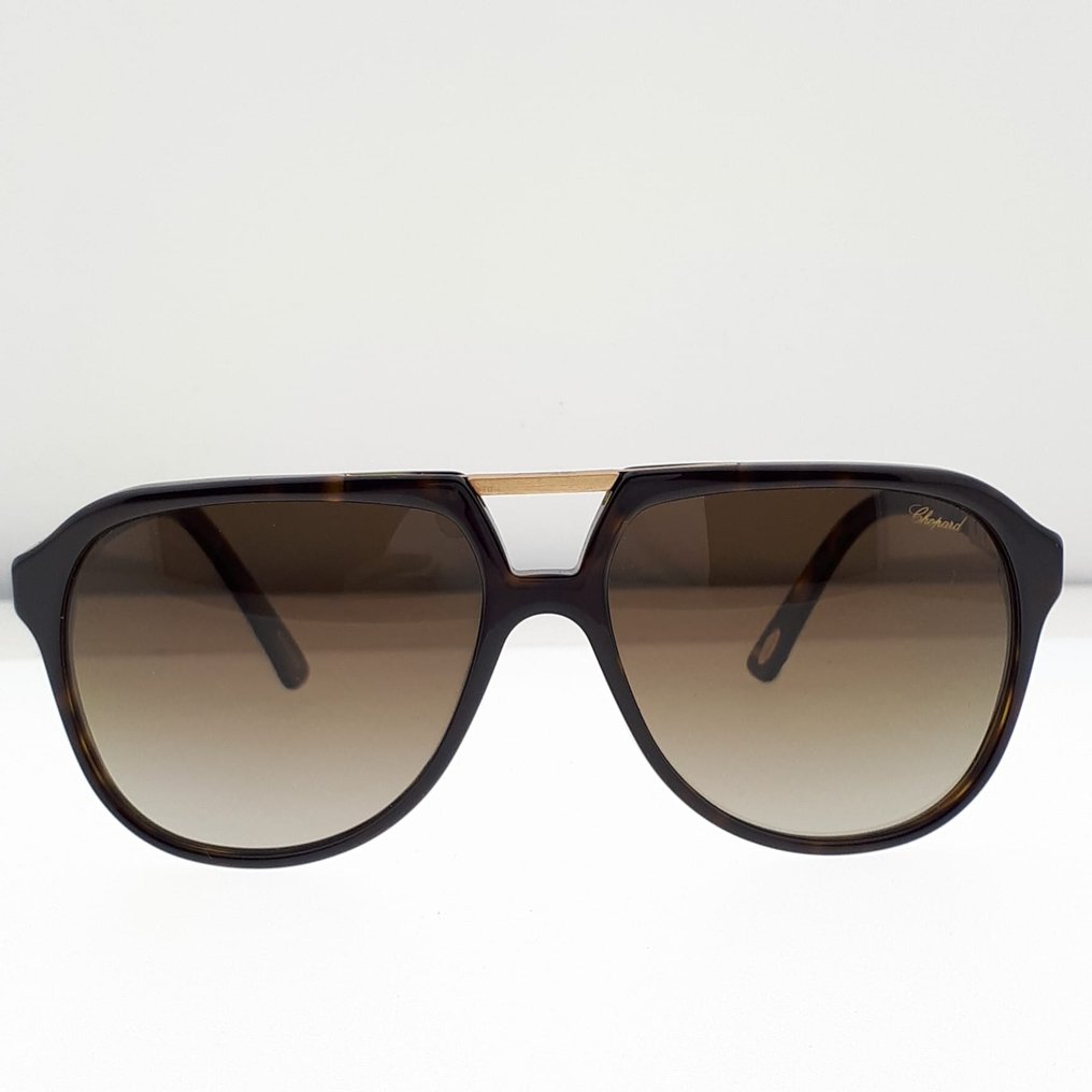 Chopard - Wayfarer Black and Gold Tone Titanium Details With Brown Color Polarized Lenses "MEN" - Óculos de sol Dior #2.1