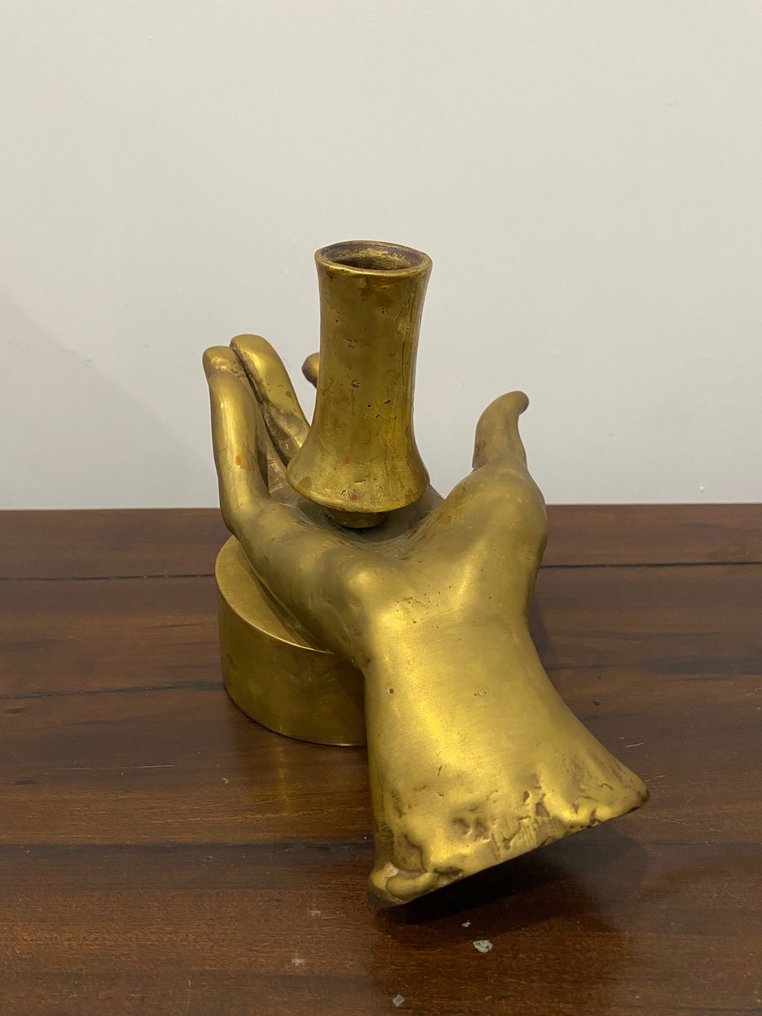 Eleni Vernadaki(1933) - Skulptur, Mano - 15 cm - Brons #3.1