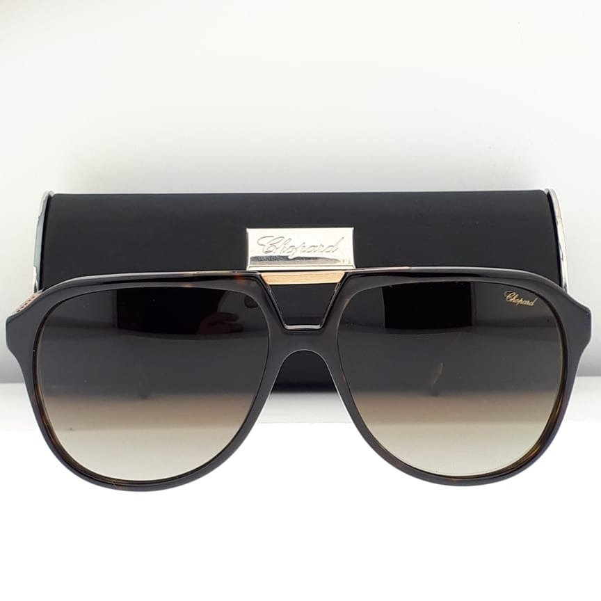 Chopard - Wayfarer Black and Gold Tone Titanium Details With Brown Color Polarized Lenses "MEN" - Óculos de sol Dior #1.2