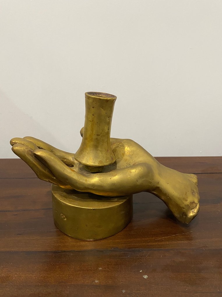 Eleni Vernadaki(1933) - Skulptur, Mano - 15 cm - Brons #2.2