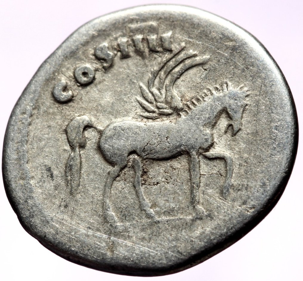 Römisches Reich. Vespasian (69-79 n.u.Z.). Denarius #1.1