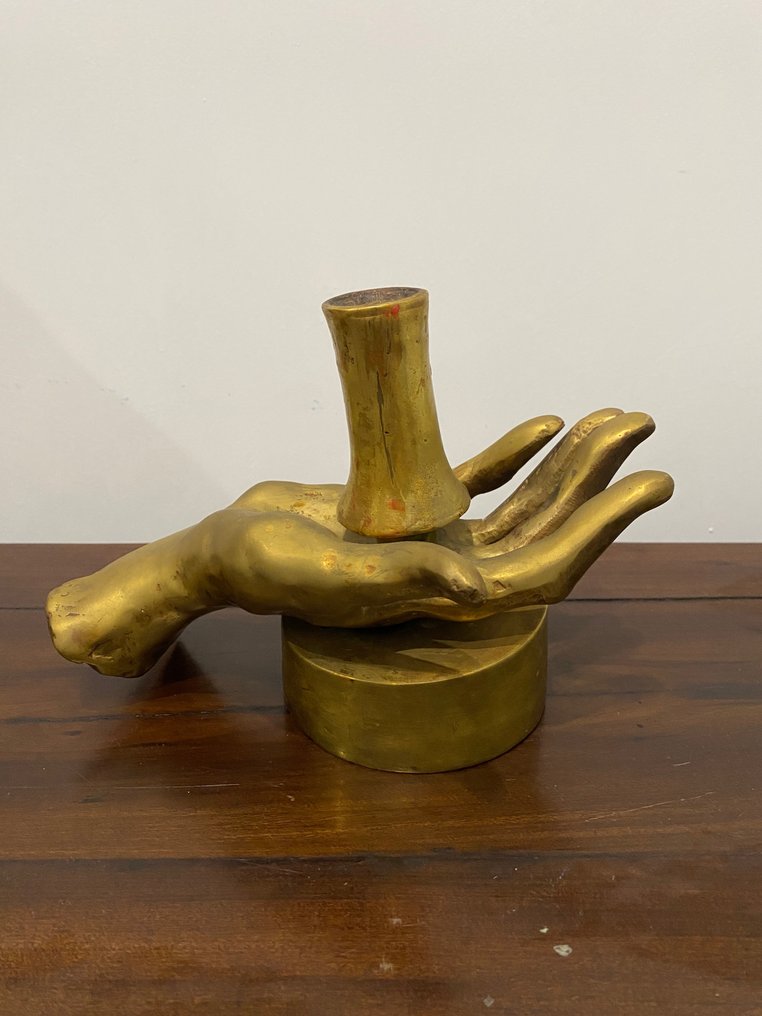 Eleni Vernadaki(1933) - Skulptur, Mano - 15 cm - Brons #2.1
