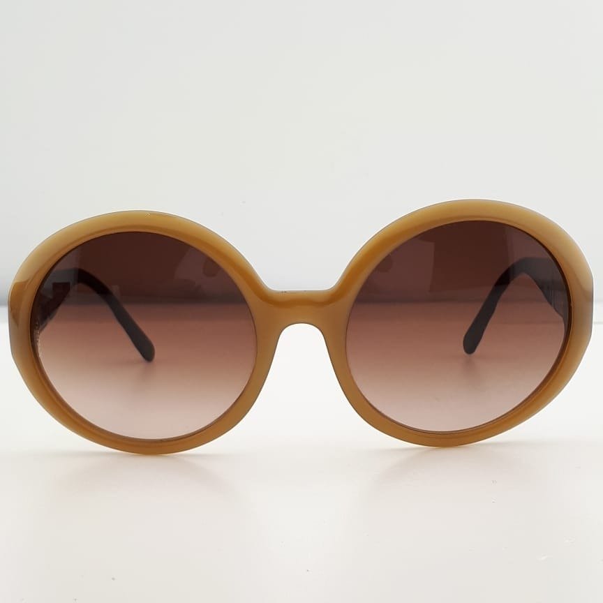 Chanel - Oval Brown and Black - Sunglasses #2.1