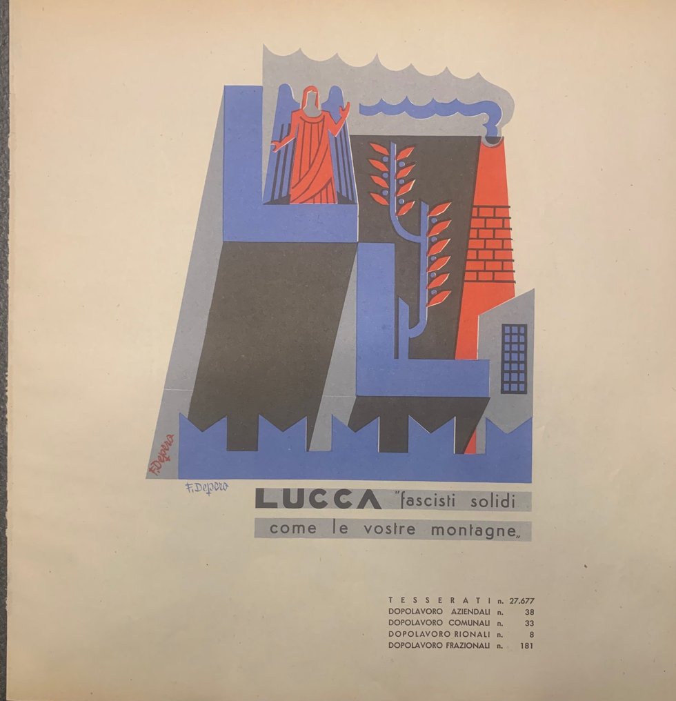 Fortunato Depero - Lucca - Jaren 1930 #1.2