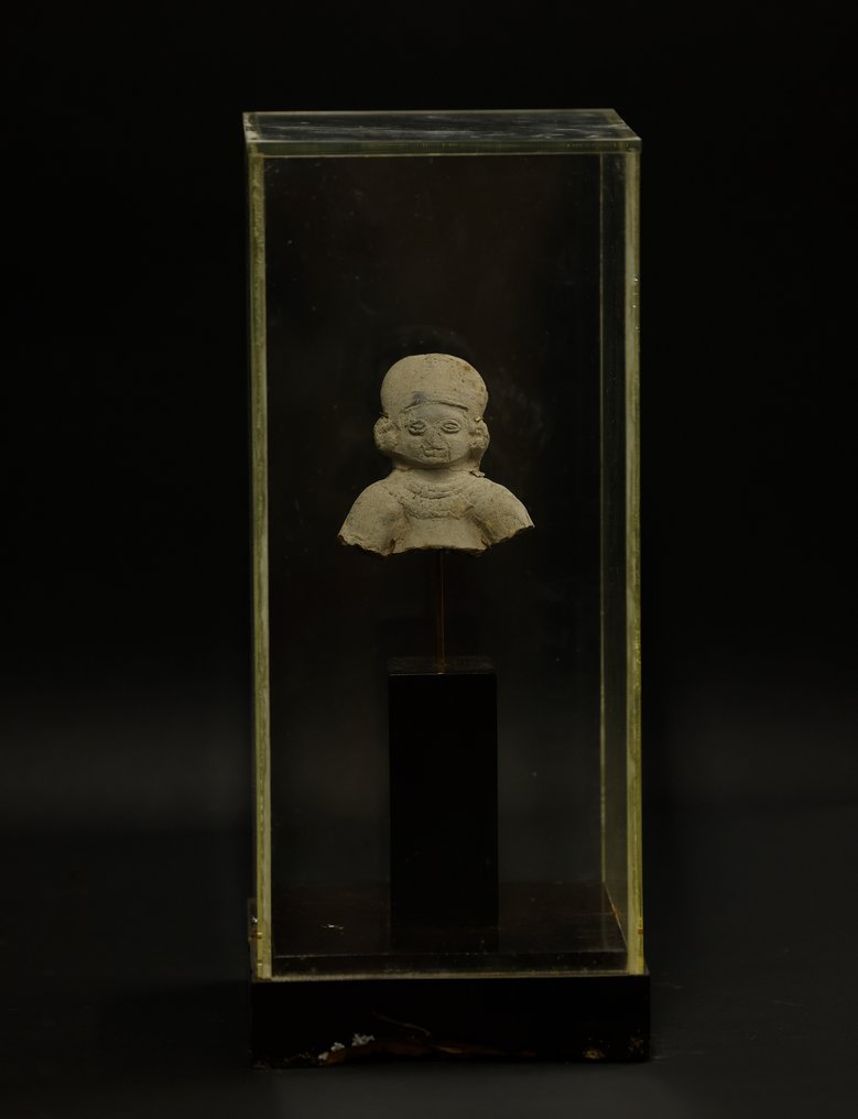 前哥倫布時代 Terracotta 具有西班牙出口許可證的雕塑 - 8 cm #2.1