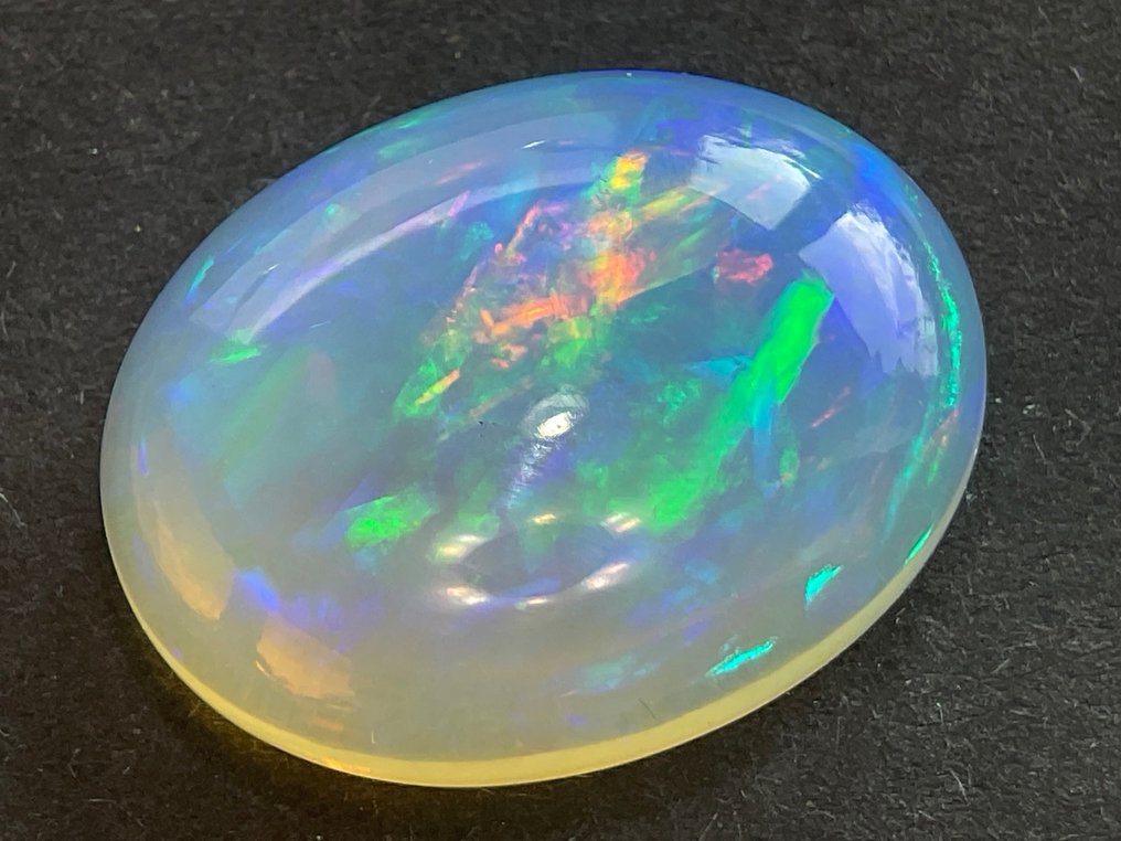 Bezbarwny Opal - 17.60 ct - Antwerp Laboratory for Gemstone Testing (ALGT) #1.0