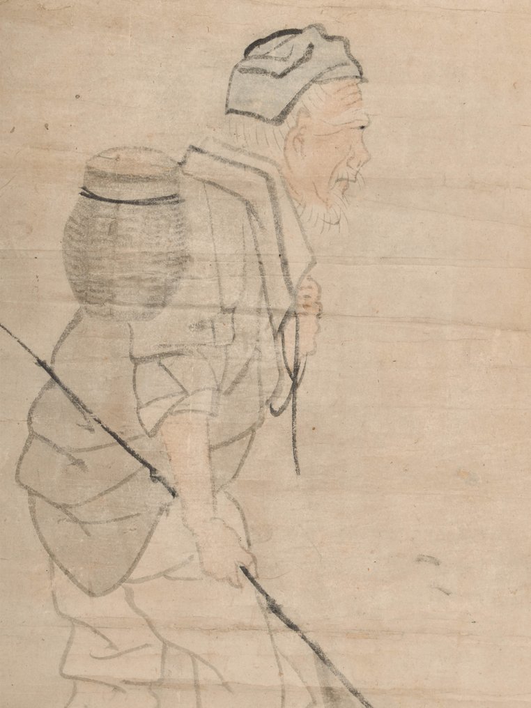 Fisherman - Attributed to Nagasawa Rosetsu (1754-1799) - Japan - Edo-perioden (1600-1868) #2.1