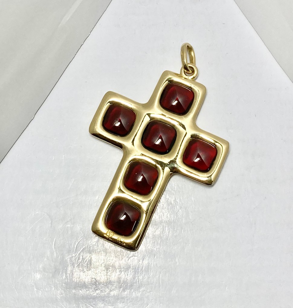 Pomellato - Necklace with pendant Yellow gold Garnet #2.1
