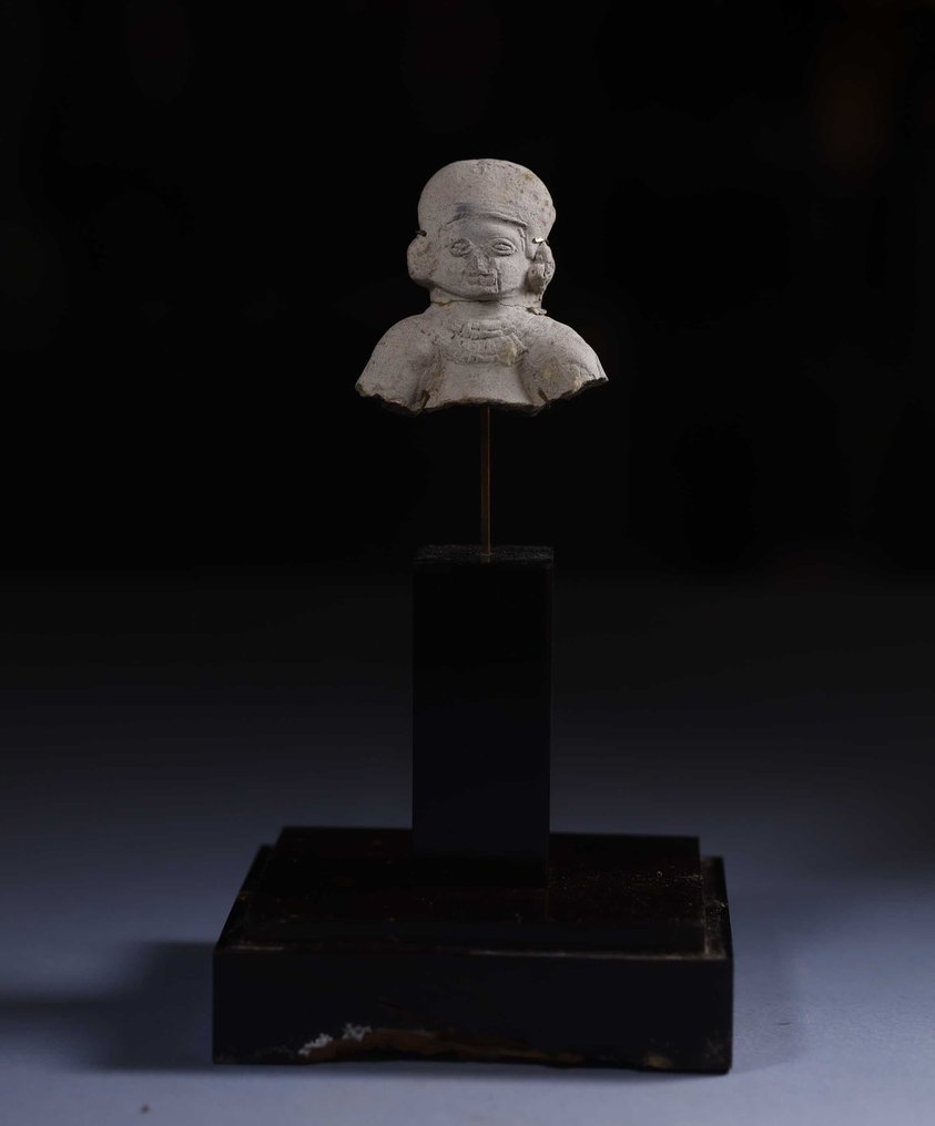 前哥倫布時代 Terracotta 具有西班牙出口許可證的雕塑 - 8 cm #2.2