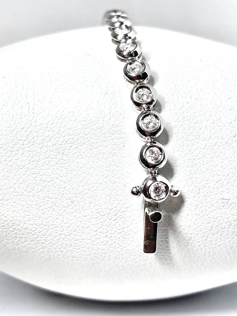 Damiani - Tennis bracelet - 2.10 ct Luxury White gold Diamond  #3.1