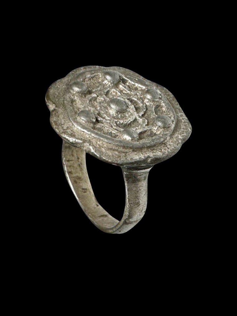 中世紀前期 銀 戒指 #1.1