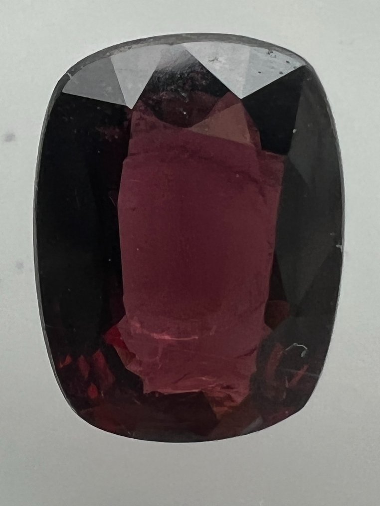 Rød Spinel  - 1.65 ct - Antwerp Laboratory for Gemstone Testing (ALGT) - Dyb rød (lilla) #1.2