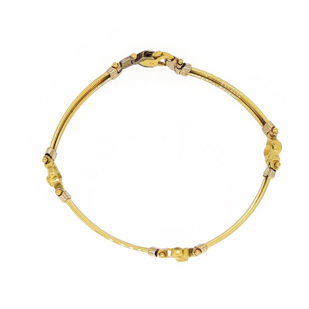 Bracelet White gold, Yellow gold Tourmaline  #1.2