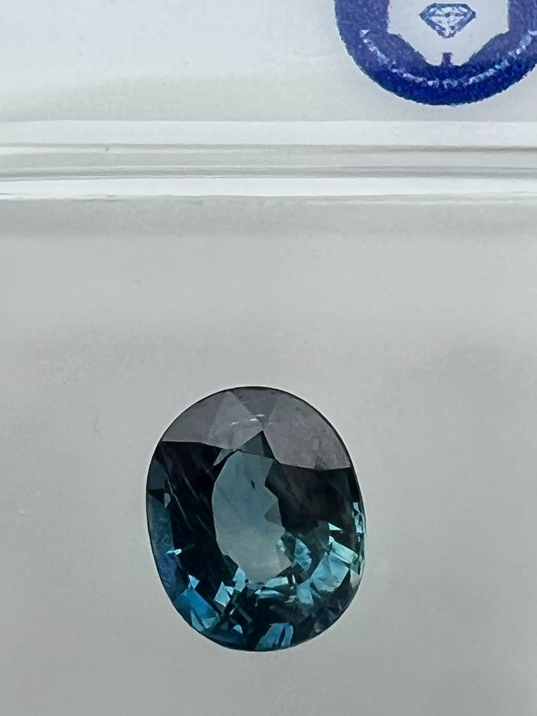Blu, Verde Zaffiro  - 0.93 ct - Antwerp Laboratory for Gemstone Testing (ALGT) - Blu verdastro #3.2