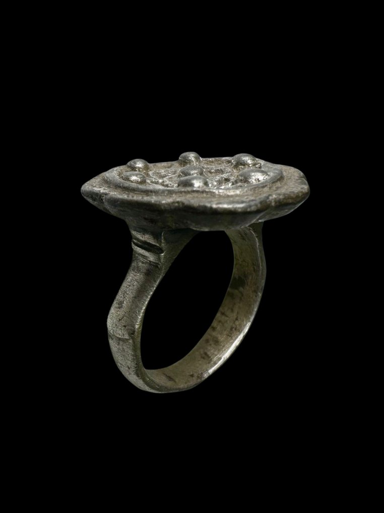 中世紀前期 銀 戒指 #1.2