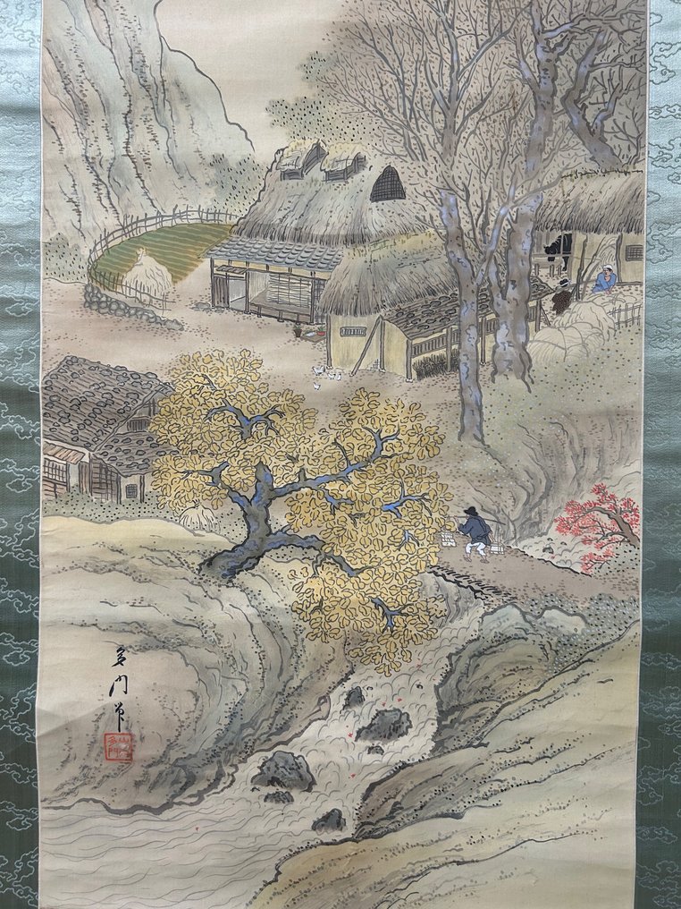 秋景Autumn scenery - Yamauchi Tamon山内多門(1878-1932) - 日本 #1.1