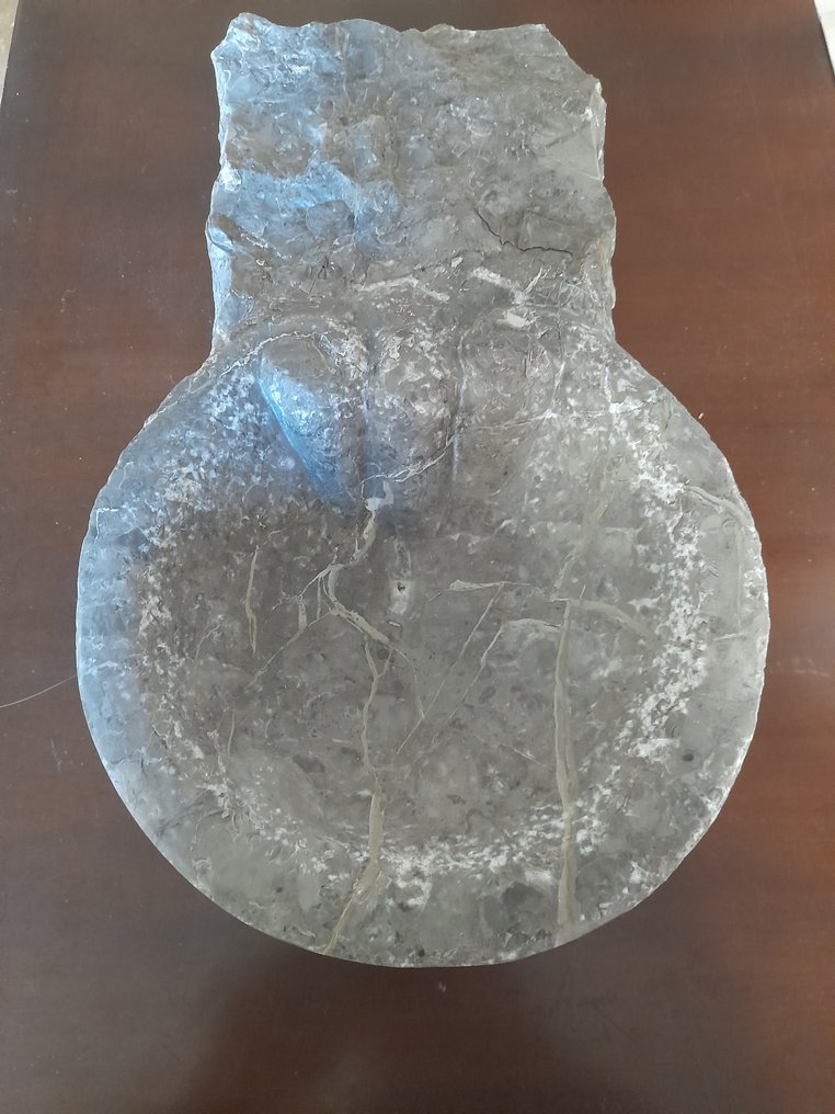 Acquasantiera - originale - pietra di Billemi - Arte popolare - 1800-1850  #1.1