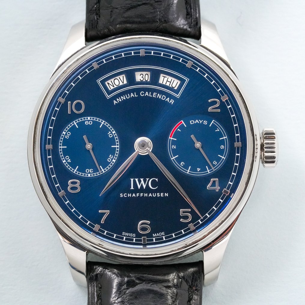 IWC - Portuguese Annual Calendar Blue Dial - IW503502 - 男士 - 2011至现在 #1.1