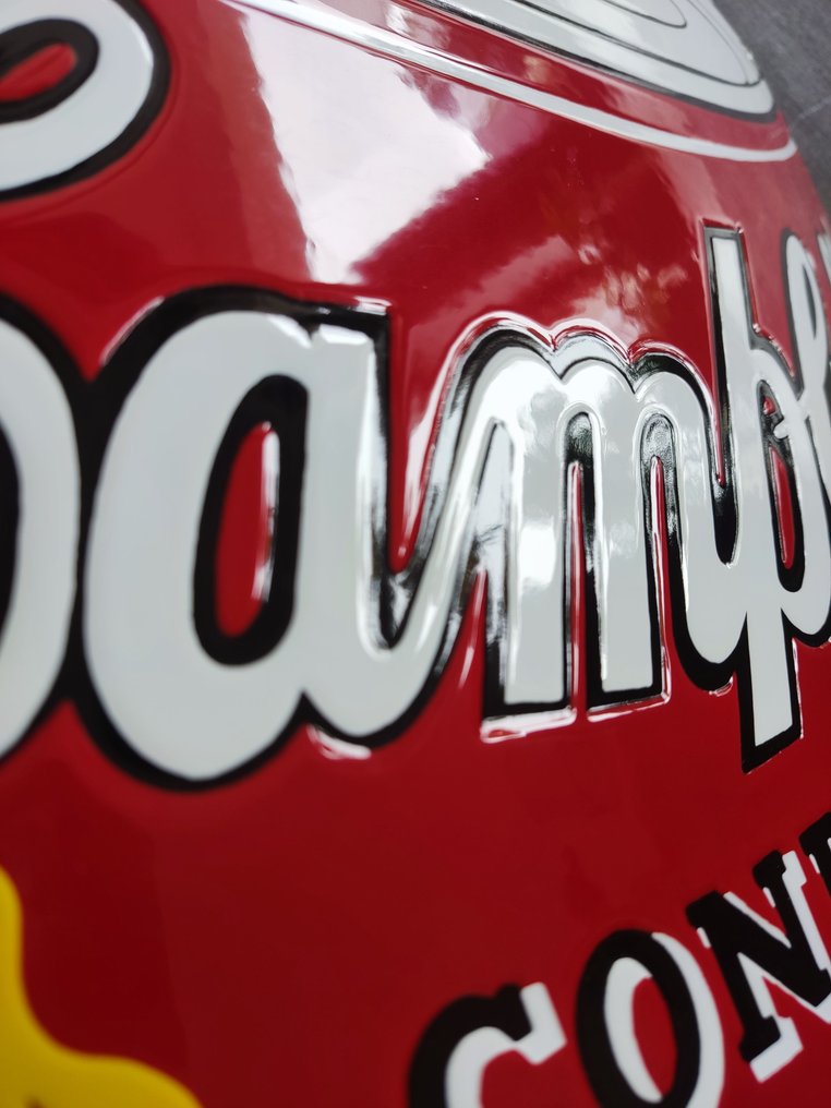 Campbells - Campbells Tomaten Suppe Andy Warhol Camden enamel sign Emailschild Emaille Schild #4.3