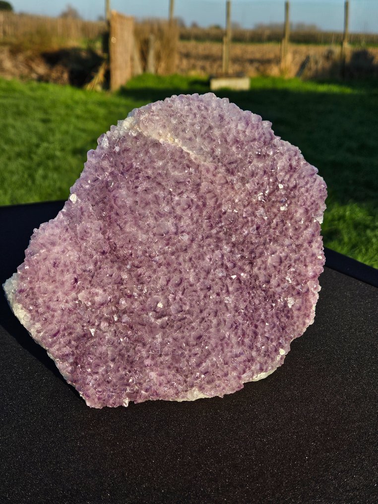 紫水晶 水晶矩晶体 - 高度: 25 cm - 宽度: 19 cm- 4.5 kg #3.1