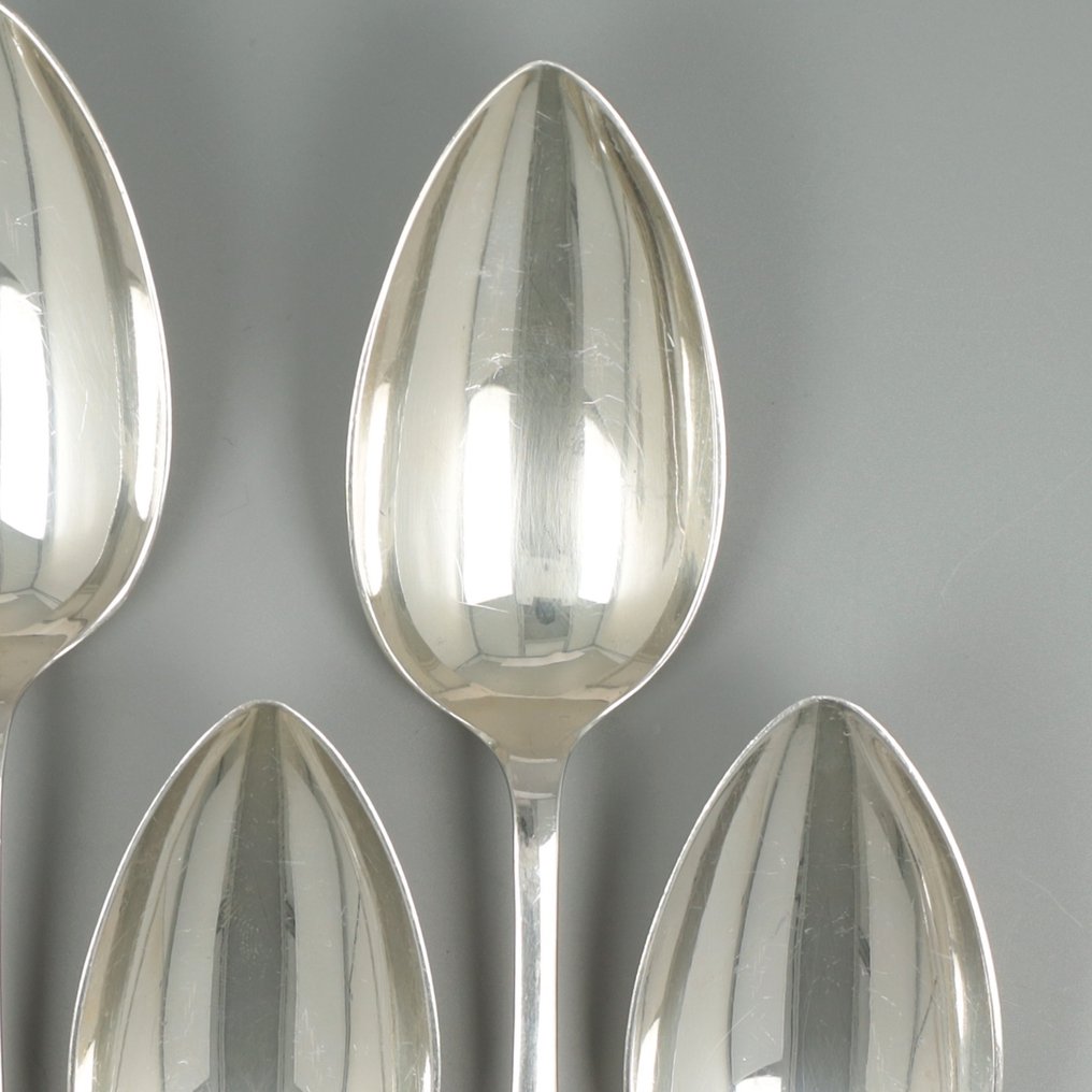 Gebr. Huisman. "Haags Lofje" Diner - Spoon (6) - .833 silver #2.1