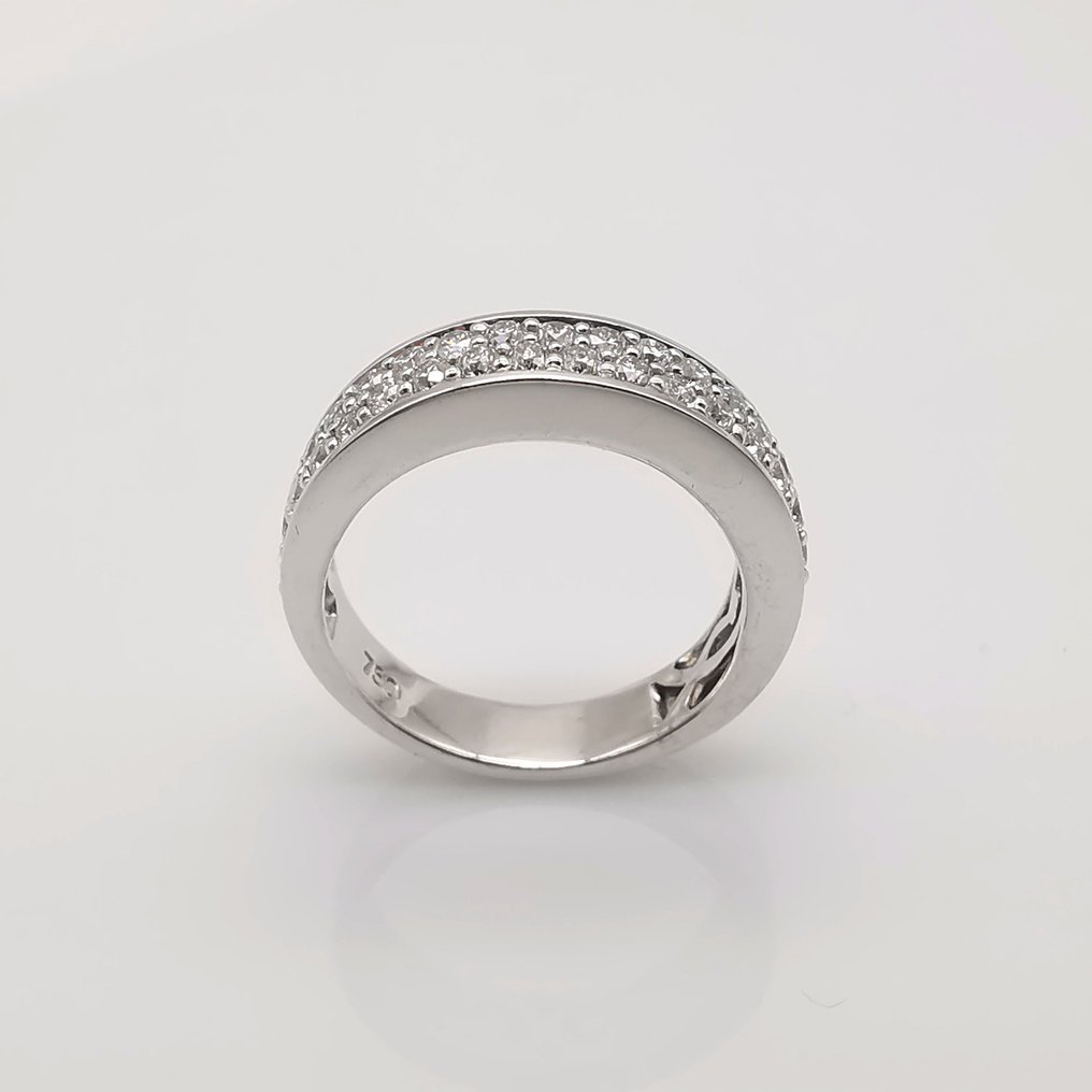 Ring Hvidguld -  1.43ct. tw. Diamant  (Natur) #2.1
