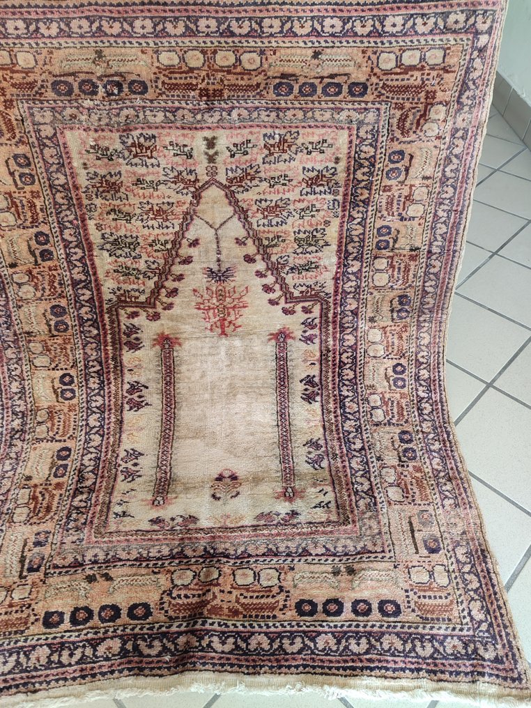 古董真丝潘德玛地毯一件收藏 - 小地毯 - 115 cm - 88 cm #1.1