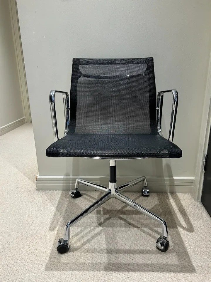 Vitra - Charles & Ray Eames - Fauteuil - Maille EA 108 - Métal, Engrener #1.1