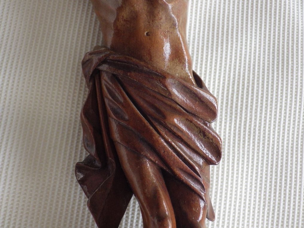 雕塑, Fête-Dieu en bois sculpté (XIXème) - 32 cm - 木 #2.1