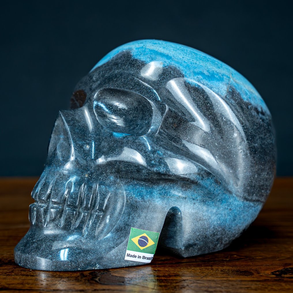 *新发现！*美丽的天然Trolleite 头骨，巴西- 2170.59 g #2.1