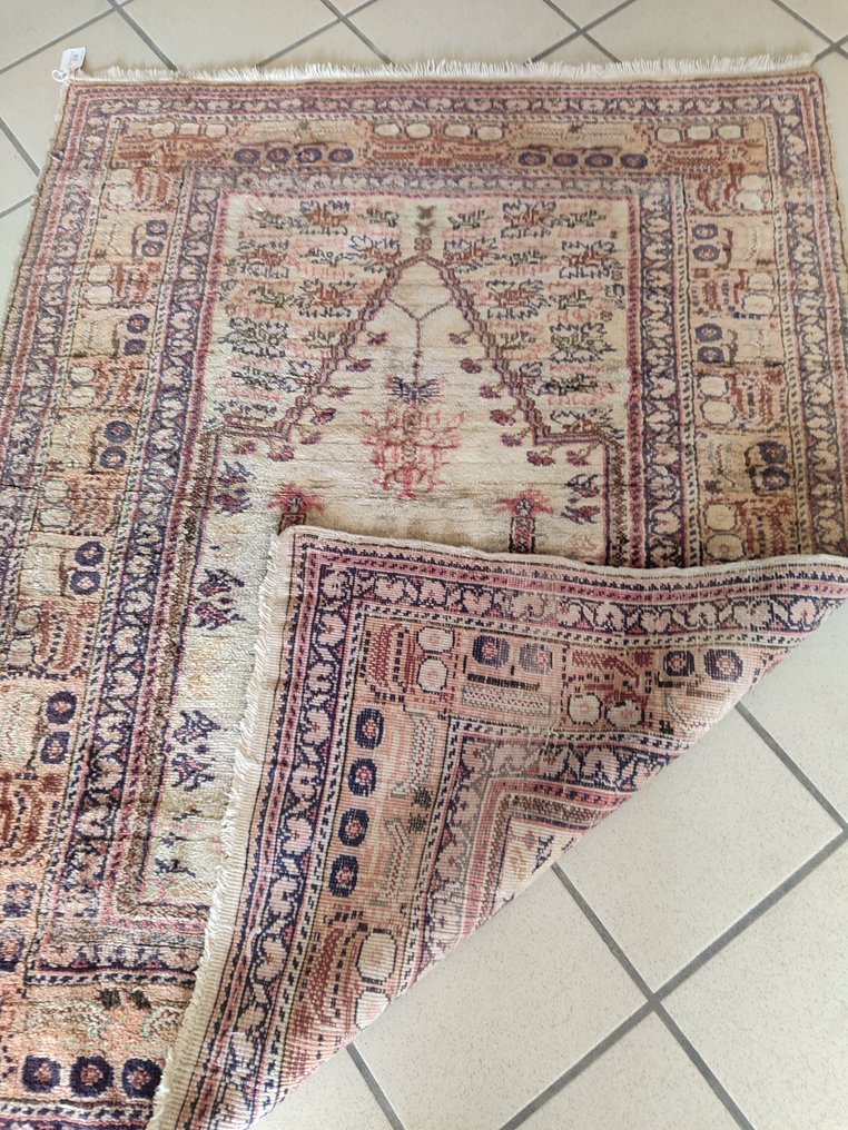 古董真丝潘德玛地毯一件收藏 - 小地毯 - 115 cm - 88 cm #2.1