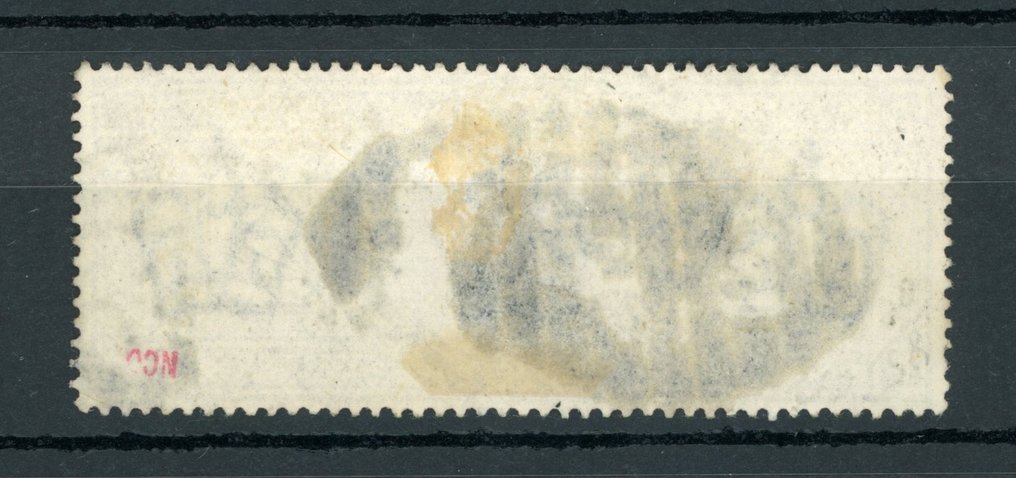 Storbritannien 1884 - Kronvattenmärke, Victoria 1 pund brun-lila - Yvert n°89 #2.1