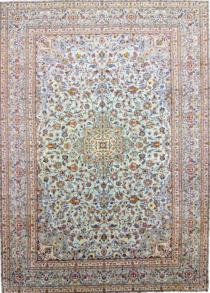 卡尚细软木棉签名 - 小地毯 - 420 cm - 298 cm #3.1
