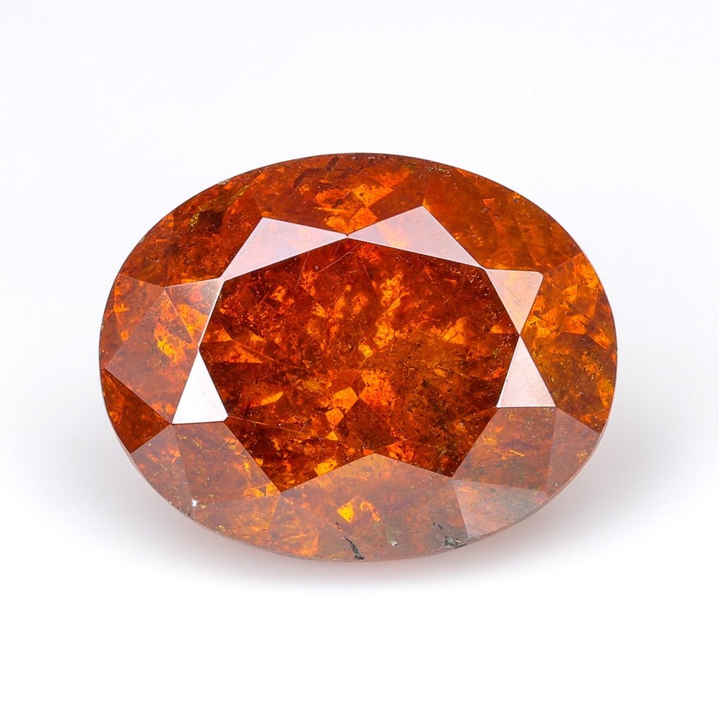 没有保留价 - 1 pcs  橙色 闪锌矿  - 11.93 ct - 国际宝石研究院（IGI） #1.2