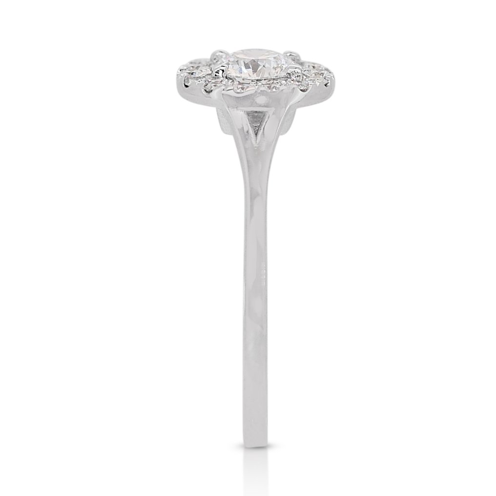 Ring - 18 karaat Witgoud -  0.66 tw. Diamant  (Natuurlijk) - Diamant #3.2