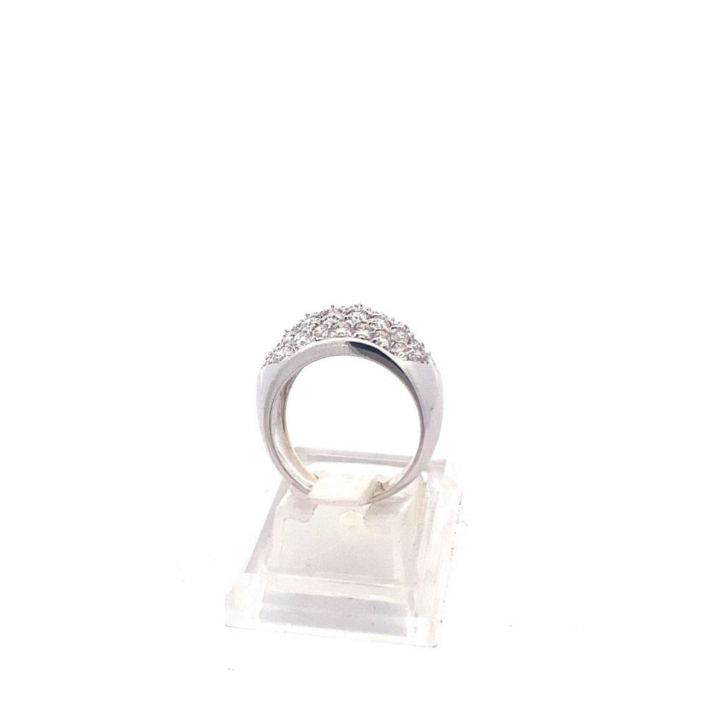 Ring Hvidguld Diamant  (Natur)  #2.1