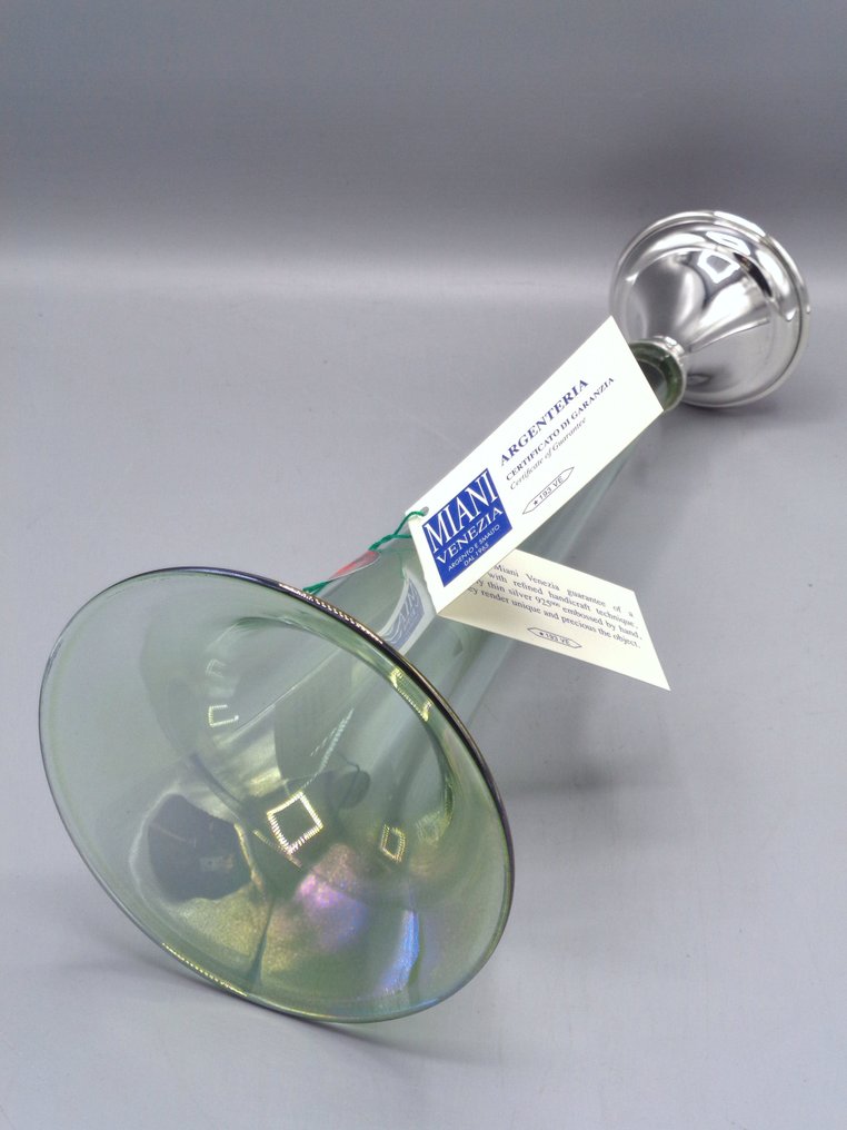 PG-MIANI Argenteria - 花瓶  - 玻璃, 穆拉诺和 800 银 #3.1