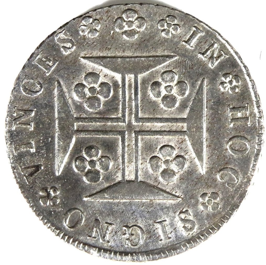 葡萄牙. D.玛丽亚二世 （1834-1853）. Cruzado Novo (480 Reis) - 1835 - Rara #1.2