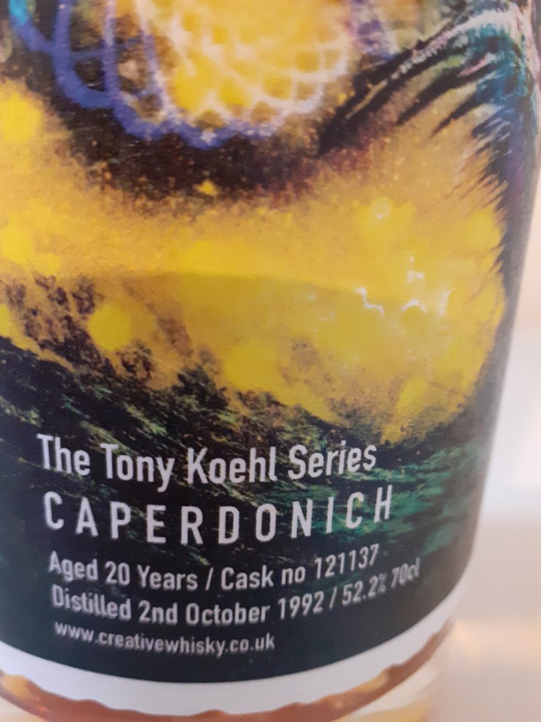 Caperdonich 1992 20 years old - The Tony Koehl Series  - b. 2013  - 70cl #2.1