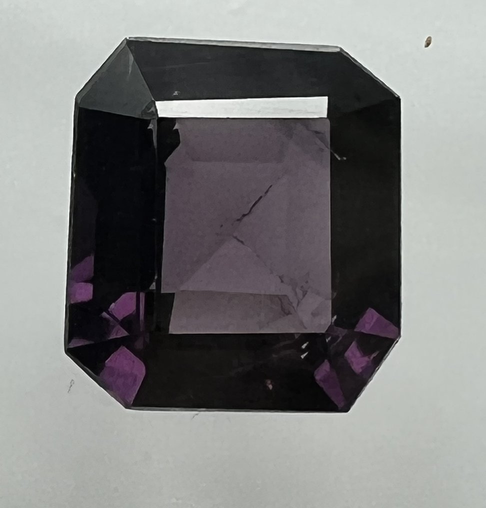 Púrpura Espinela  - 1.08 ct - Antwerp Laboratory for Gemstone Testing (ALGT) - Roxo profundo #2.1