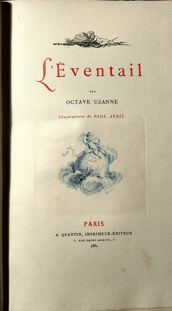 Octave Uzanne / Paul Avril - L'Eventail - 1881 #2.1