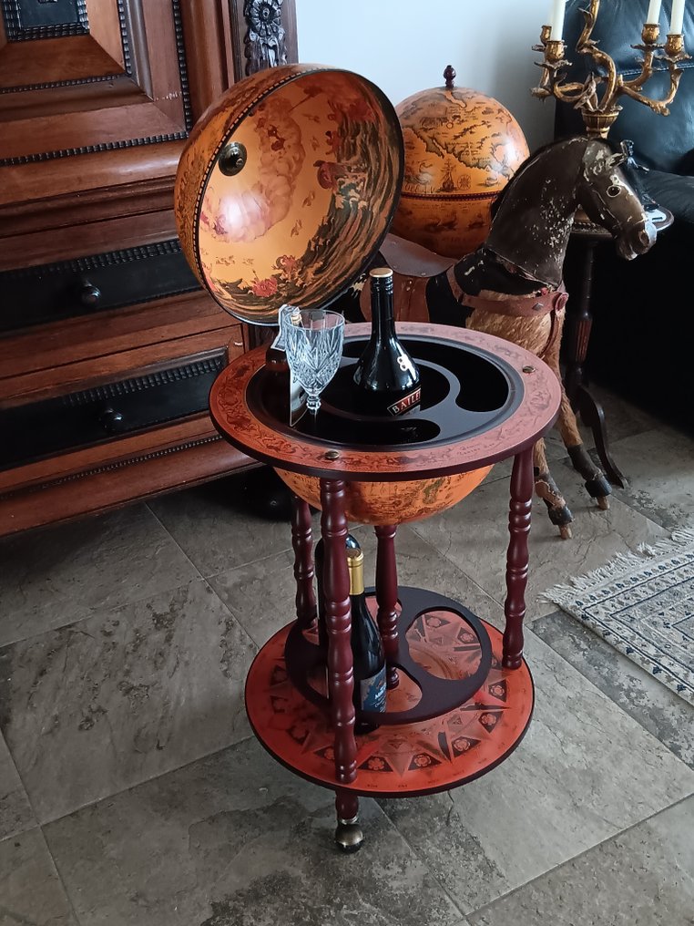 酒櫃 - 葡萄酒或饮品吧 - 木头金属 #1.0